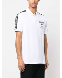 Polo blanc Moschino