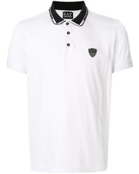 Polo blanc Ea7 Emporio Armani