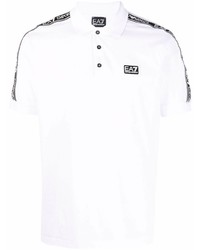 Polo blanc Ea7 Emporio Armani