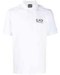 Polo blanc Ea7 Emporio Armani