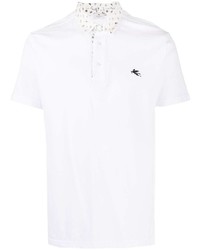 Polo blanc Etro