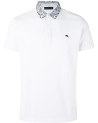 Polo blanc Etro