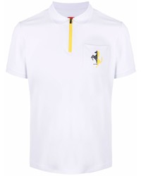 Polo blanc Ferrari