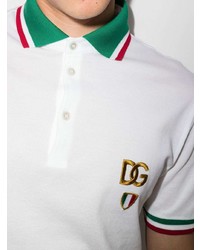 Polo blanc Dolce & Gabbana