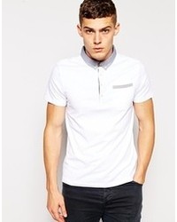 Polo blanc Jack and Jones