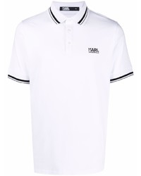 Polo blanc Karl Lagerfeld