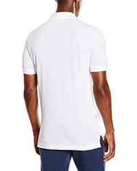 Polo blanc Lacoste L!VE