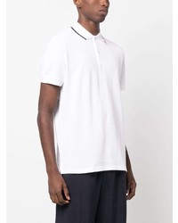 Polo blanc Moncler