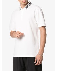 Polo blanc Moschino