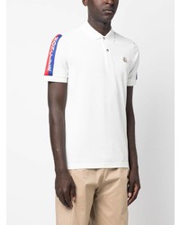 Polo blanc Moncler