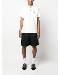 Polo blanc Moncler