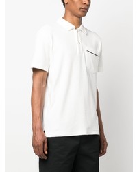 Polo blanc Moncler