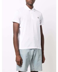 Polo blanc Moncler