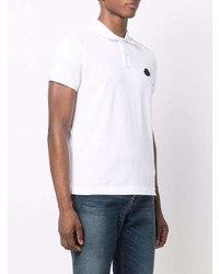 Polo blanc Moncler