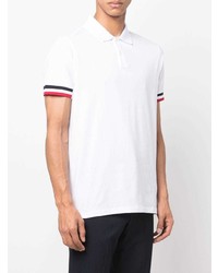 Polo blanc Moncler