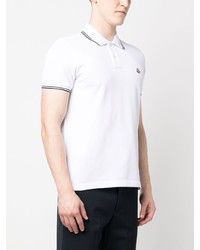 Polo blanc Moncler