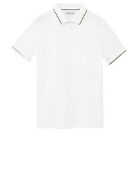 Polo blanc Mango