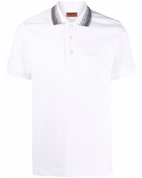 Polo blanc Missoni