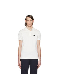 Polo blanc Moncler