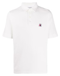 Polo blanc Moncler