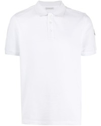 Polo blanc Moncler