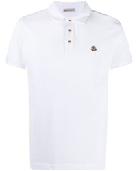 Polo blanc Moncler