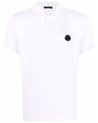 Polo blanc Moncler