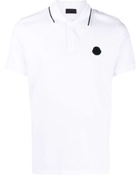 Polo blanc Moncler