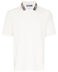 Polo blanc Moschino