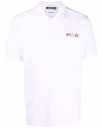 Polo blanc Moschino