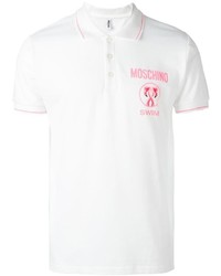 Polo blanc Moschino