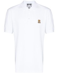 Polo blanc Moschino