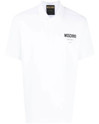 Polo blanc Moschino