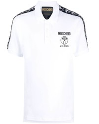 Polo blanc Moschino