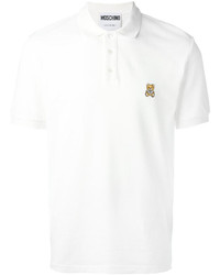 Polo blanc Moschino