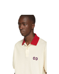 Polo blanc Gucci