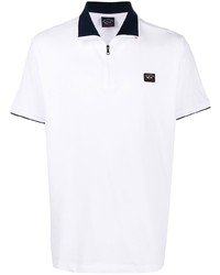 Polo blanc Paul & Shark