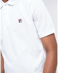 Polo blanc Fila