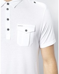 Polo blanc Firetrap