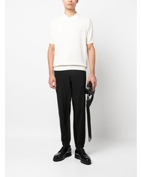 Polo blanc Brioni