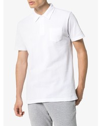 Polo blanc Sunspel