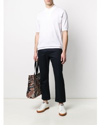 Polo blanc John Smedley