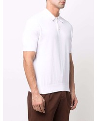 Polo blanc Ermenegildo Zegna