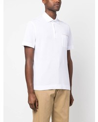 Polo blanc Zegna