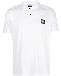 Polo blanc Stone Island