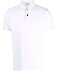 Polo blanc Stone Island