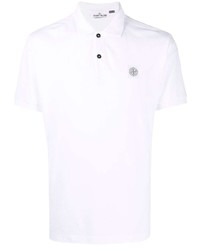 Polo blanc Stone Island