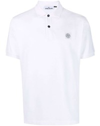 Polo blanc Stone Island