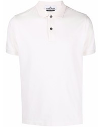 Polo blanc Stone Island