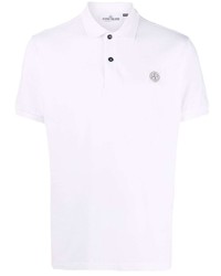 Polo blanc Stone Island